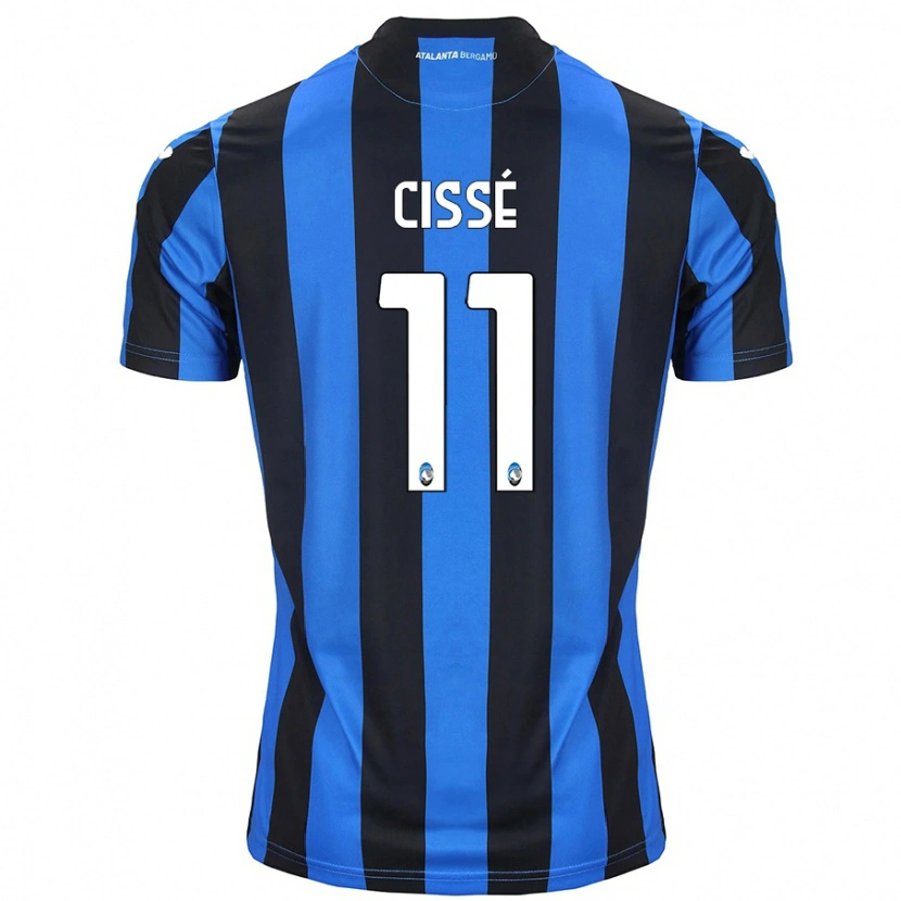 Danxen Homme Maillot Moustapha Cissé #11 Bleu Noir Tenues Domicile 2024/25 T-Shirt