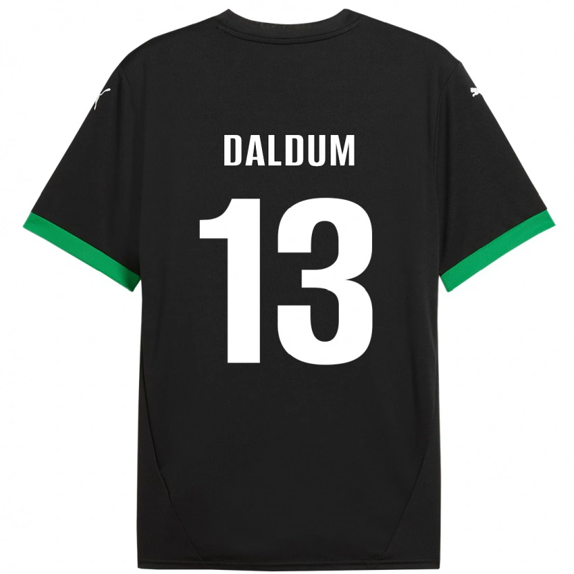 Danxen Homme Maillot Sonosi Daldum #13 Noir Vert Foncé Tenues Domicile 2024/25 T-Shirt