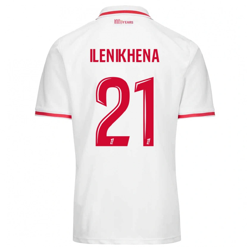 Danxen Homme Maillot George Ilenikhena #21 Blanc Rouge Tenues Domicile 2024/25 T-Shirt