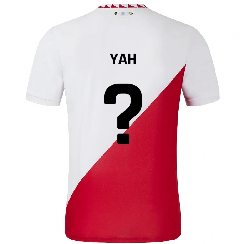 Danxen Homme Maillot Gibson Yah #0 Blanc Rouge Tenues Domicile 2024/25 T-Shirt