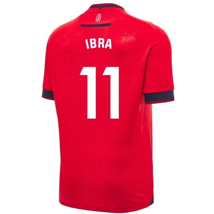 Danxen Homme Maillot María González Pont #11 Rouge Blanc Tenues Domicile 2024/25 T-Shirt