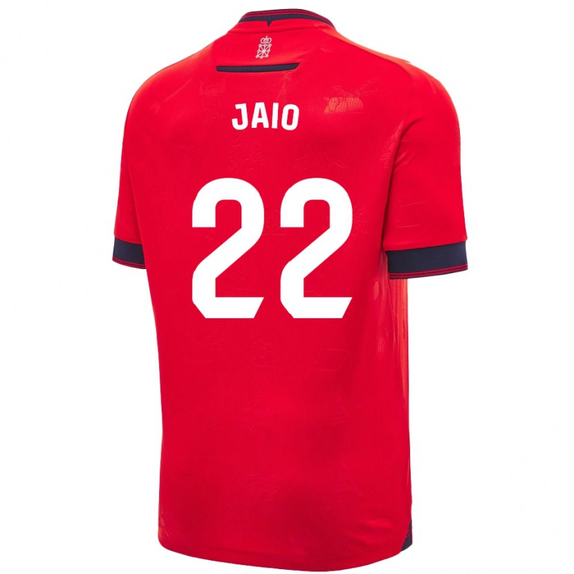 Danxen Homme Maillot Jaione Larraiotz Senosiain #22 Rouge Blanc Tenues Domicile 2024/25 T-Shirt