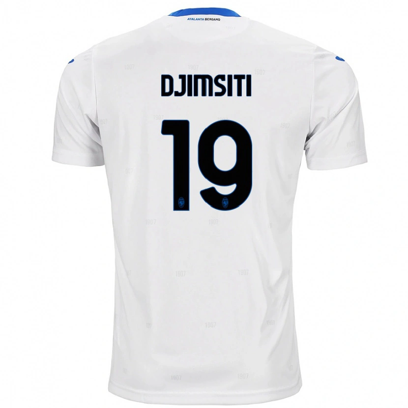 Danxen Homme Maillot Berat Djimsiti #19 Blanc Tenues Extérieur 2024/25 T-Shirt