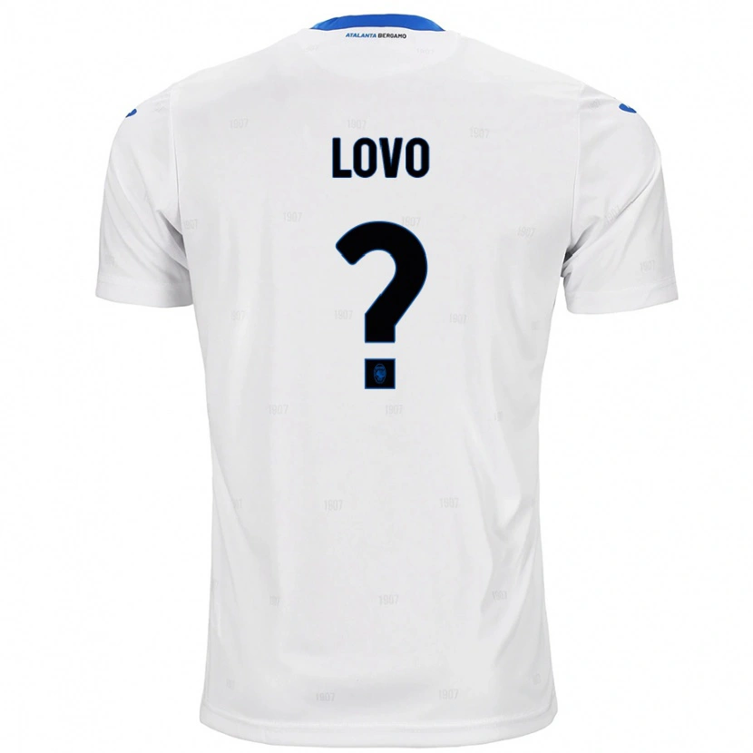 Danxen Homme Maillot Pietro Lovo #0 Blanc Tenues Extérieur 2024/25 T-Shirt