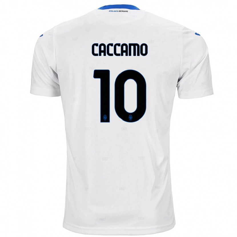 Danxen Homme Maillot Patrizia Caccamo #10 Blanc Tenues Extérieur 2024/25 T-Shirt