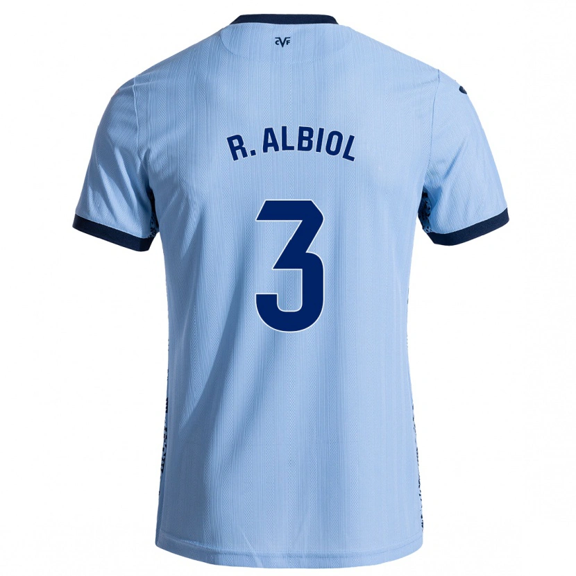 Danxen Homme Maillot Raúl Albiol #3 Bleu Ciel Tenues Extérieur 2024/25 T-Shirt