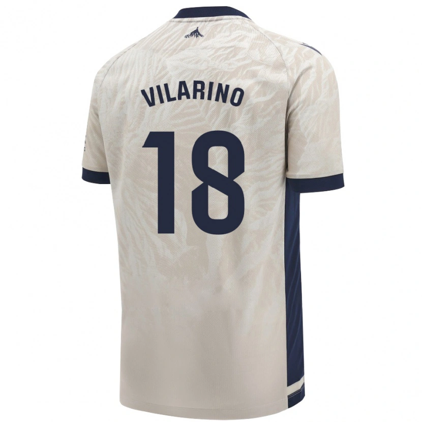 Danxen Homme Maillot Maitane Vilariño #18 Gris Clair Tenues Extérieur 2024/25 T-Shirt