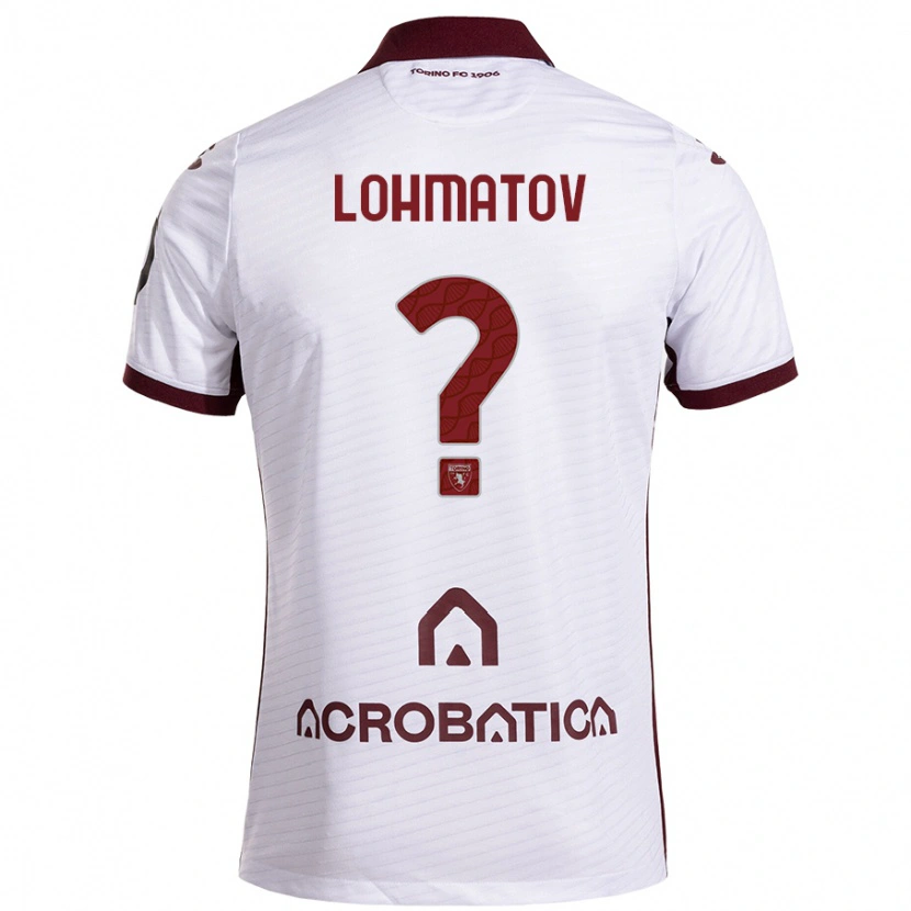 Danxen Homme Maillot Aleksandr Lohmatov #0 Blanc Marron Tenues Extérieur 2024/25 T-Shirt