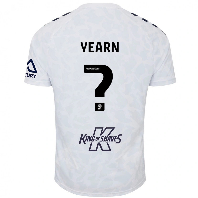 Danxen Homme Maillot Kai Yearn #0 Blanc Tenues Extérieur 2024/25 T-Shirt