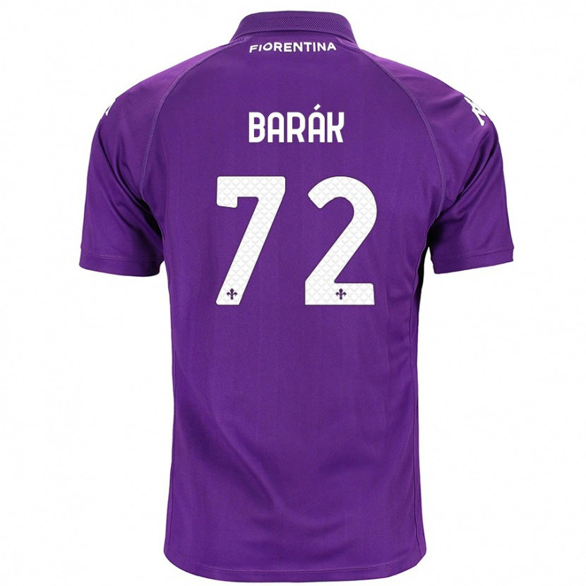 Danxen Femme Maillot Antonín Barák #72 Violet Tenues Domicile 2024/25 T-Shirt