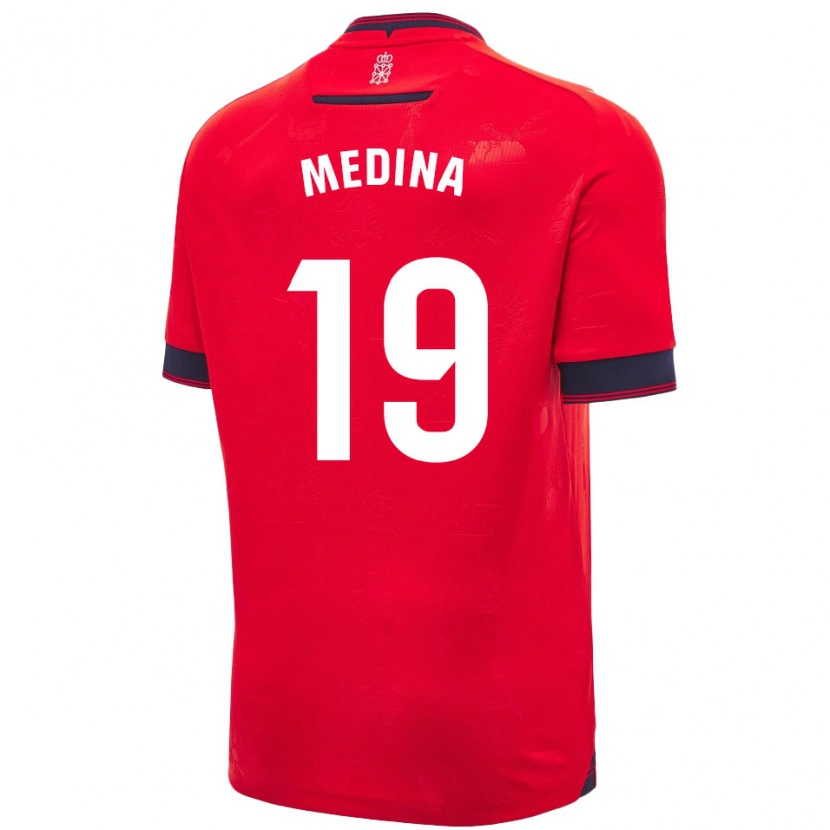 Danxen Femme Maillot Arantxa Medina Torreblanca #19 Rouge Blanc Tenues Domicile 2024/25 T-Shirt
