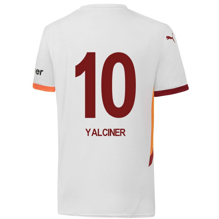 Danxen Femme Maillot İsmigül Yalçıner #10 Blanc Jaune Rouge Tenues Extérieur 2024/25 T-Shirt