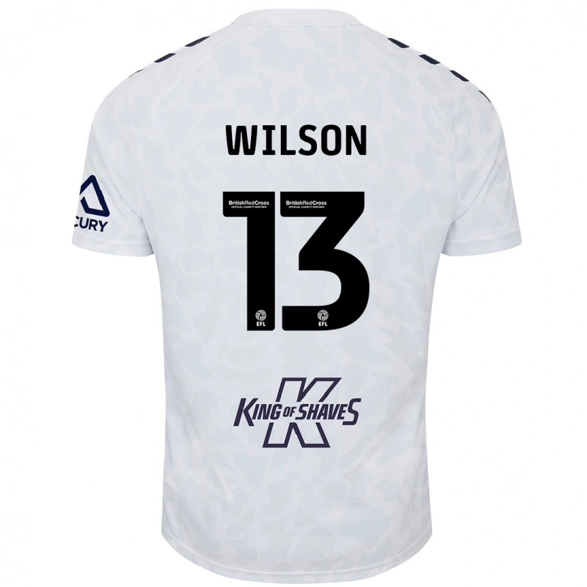Danxen Femme Maillot Ben Wilson #13 Blanc Tenues Extérieur 2024/25 T-Shirt