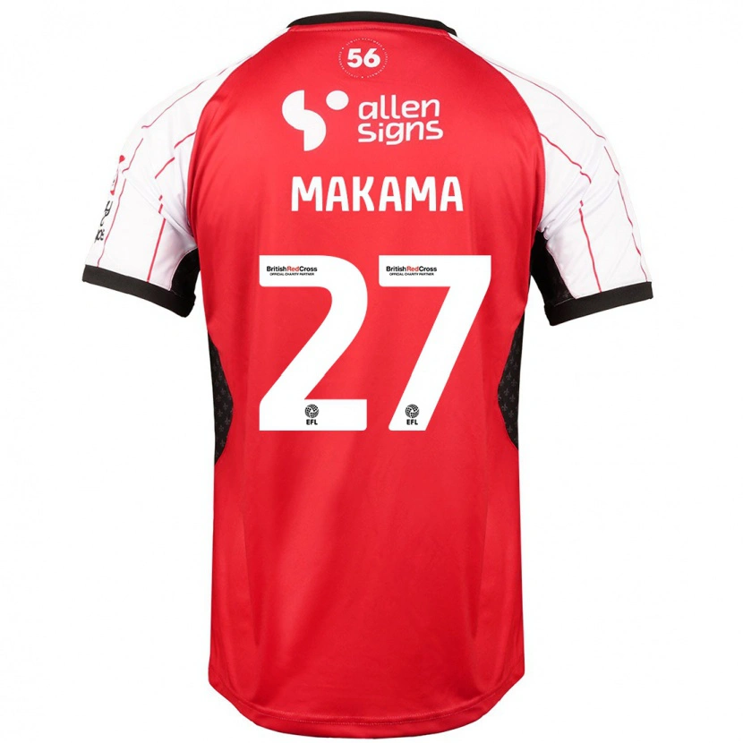 Danxen Enfant Maillot Jovon Makama #27 Blanc Tenues Domicile 2024/25 T-Shirt