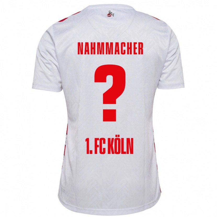 Danxen Enfant Maillot Emil Nahmmacher #0 Blanc Rouge Tenues Domicile 2024/25 T-Shirt