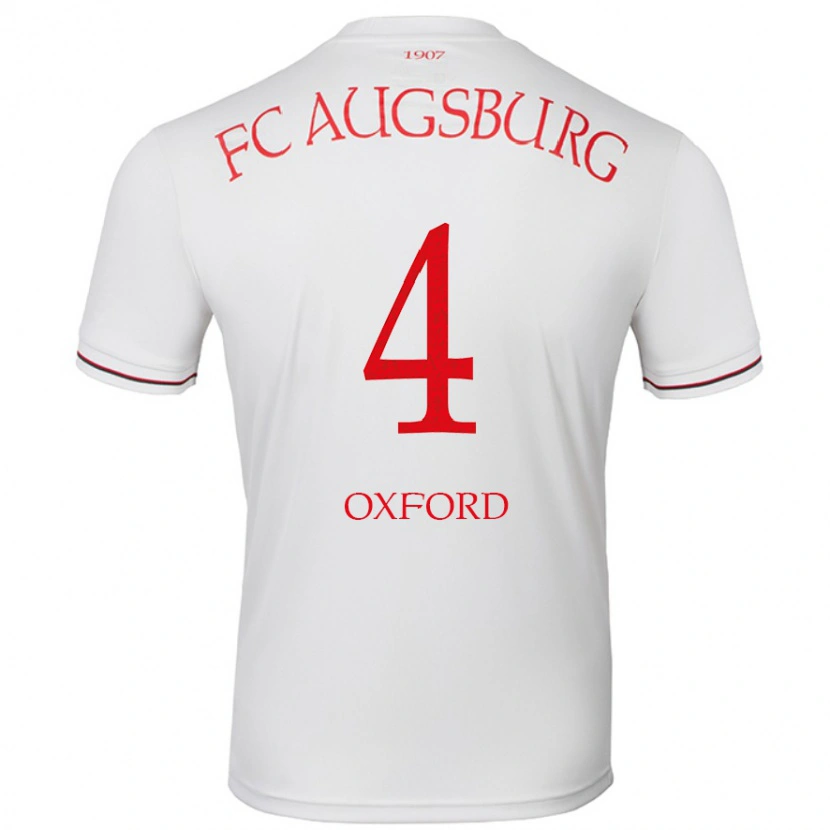 Danxen Enfant Maillot Reece Oxford #4 Blanc Tenues Domicile 2024/25 T-Shirt