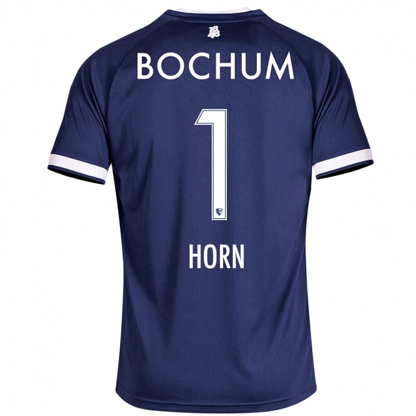 Danxen Enfant Maillot Timo Horn #1 Bleu Foncé Tenues Domicile 2024/25 T-Shirt