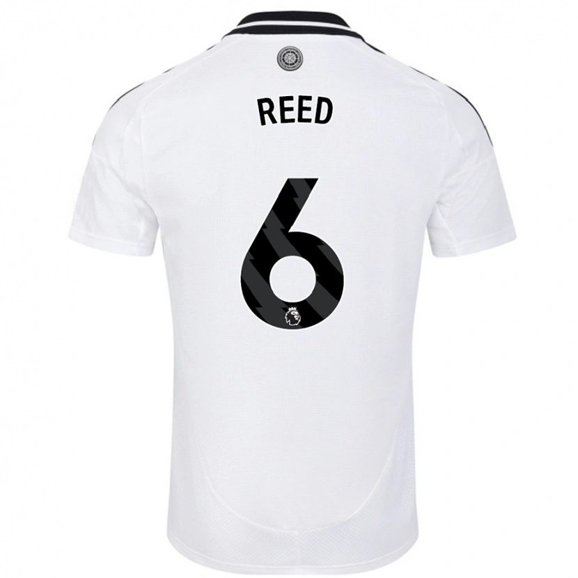 Danxen Enfant Maillot Harrison Reed #6 Blanc Tenues Domicile 2024/25 T-Shirt