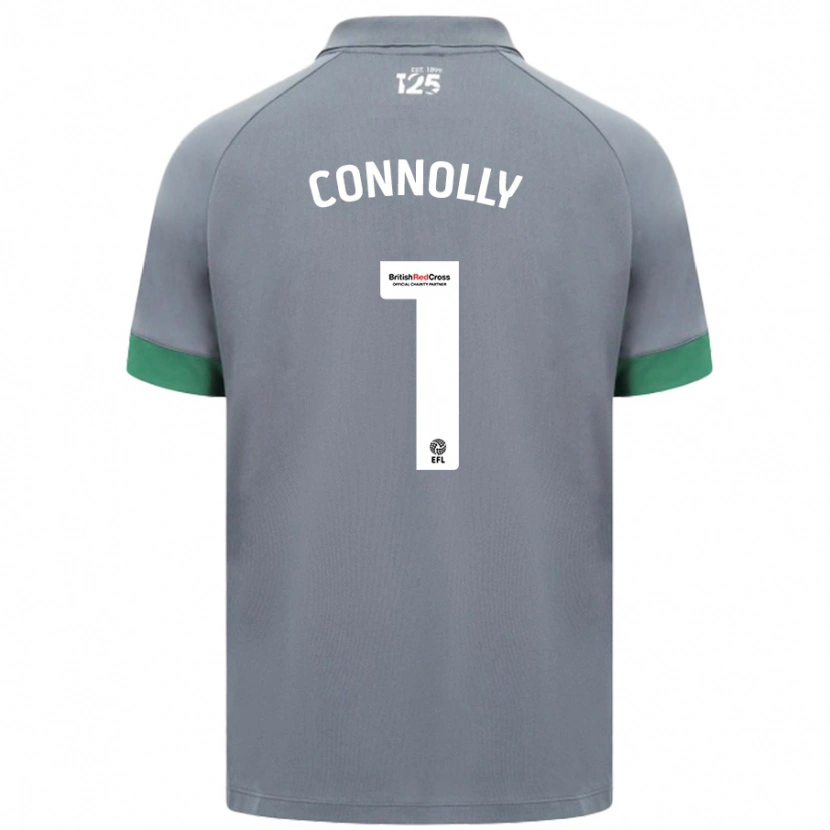 Danxen Enfant Maillot Daisy Connolly #1 Gris Foncé Tenues Extérieur 2024/25 T-Shirt