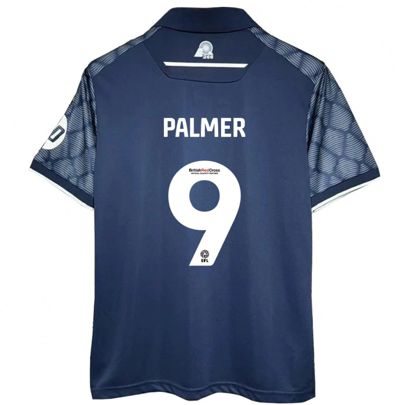 Danxen Enfant Maillot Ollie Palmer #9 Noir Tenues Extérieur 2024/25 T-Shirt