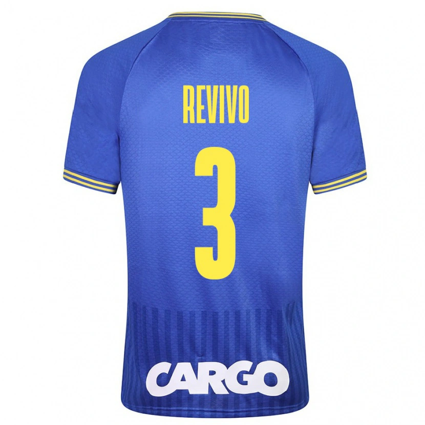 Danxen Enfant Maillot Roy Revivo #3 Blanc Tenues Extérieur 2024/25 T-Shirt