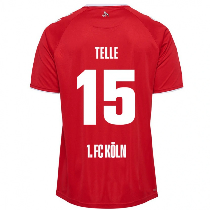 Danxen Enfant Maillot Neo Telle #15 Rouge Blanc Tenues Extérieur 2024/25 T-Shirt