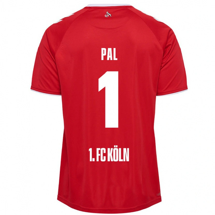 Danxen Enfant Maillot Jasmin Pal #1 Rouge Blanc Tenues Extérieur 2024/25 T-Shirt