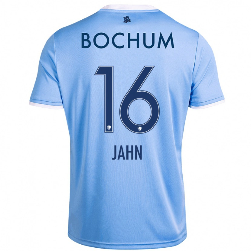 Danxen Enfant Maillot Niklas Jahn #16 Bleu Ciel Tenues Extérieur 2024/25 T-Shirt