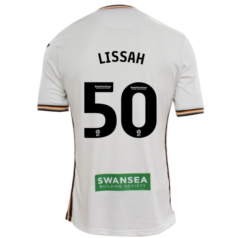 Danxen Homme Maillot Filip Lissah #50 Blanc Tenues Domicile 2024/25 T-Shirt