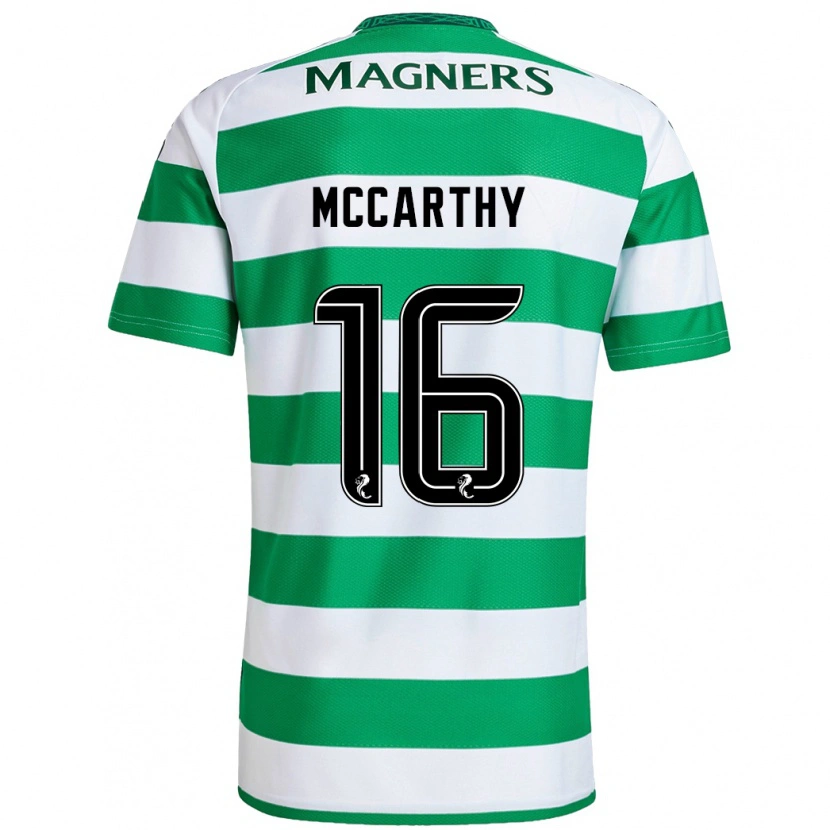 Danxen Homme Maillot James Mccarthy #16 Vert Blanc Tenues Domicile 2024/25 T-Shirt