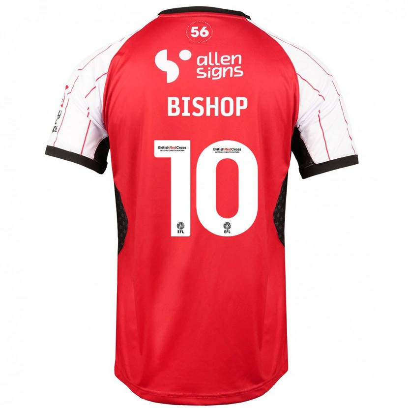 Danxen Homme Maillot Teddy Bishop #10 Blanc Tenues Domicile 2024/25 T-Shirt