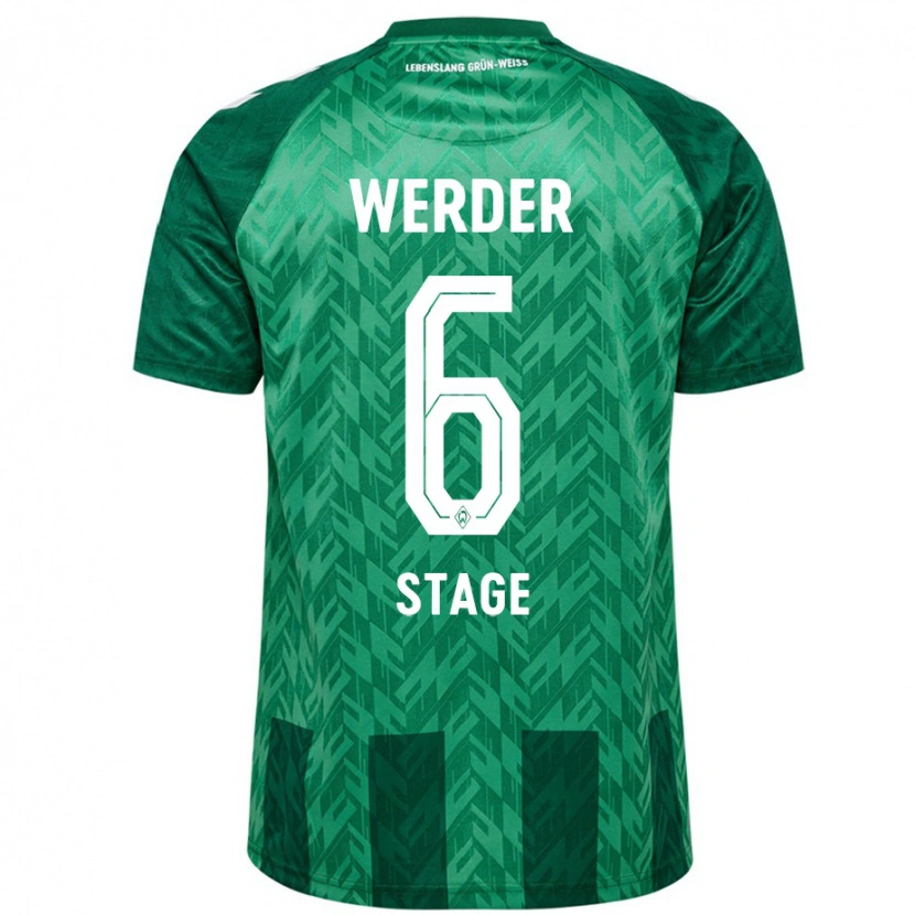 Danxen Homme Maillot Jens Stage #6 Vert Tenues Domicile 2024/25 T-Shirt