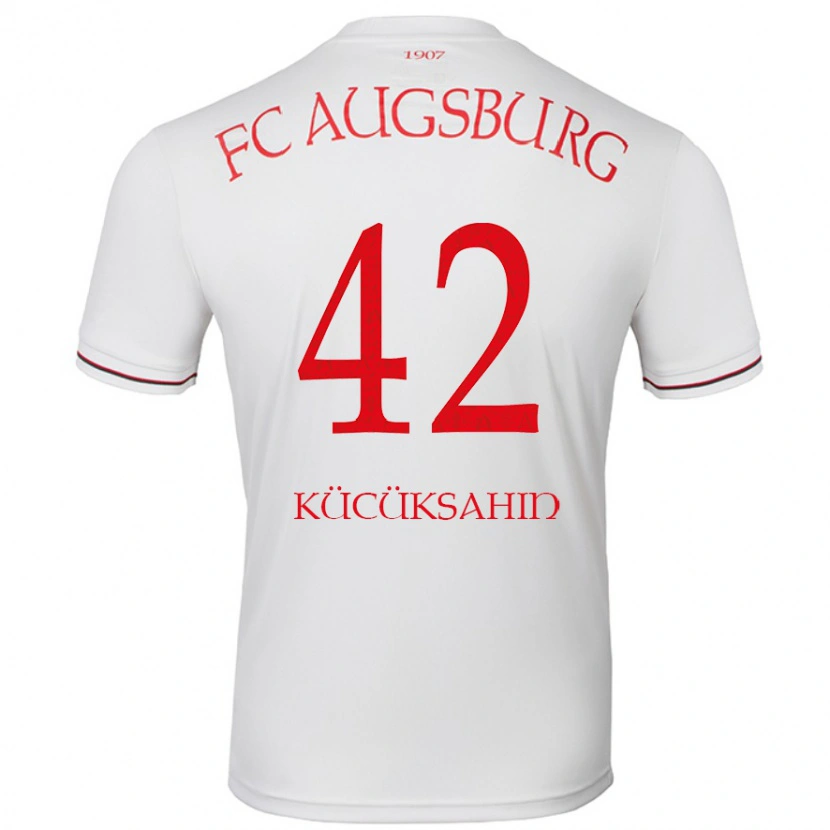 Danxen Homme Maillot Mahmut Kücüksahin #42 Blanc Tenues Domicile 2024/25 T-Shirt