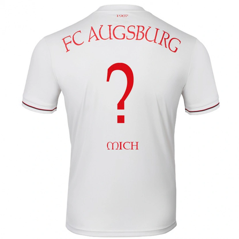 Danxen Homme Maillot Fabian Mich #0 Blanc Tenues Domicile 2024/25 T-Shirt