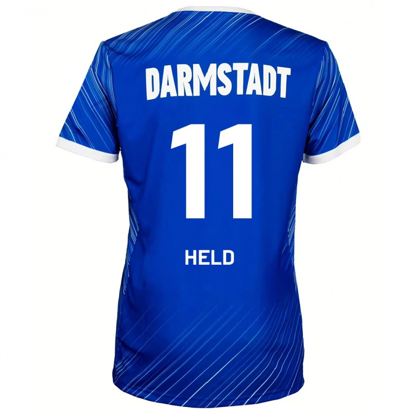 Danxen Homme Maillot Henry Held #11 Bleu Blanc Tenues Domicile 2024/25 T-Shirt