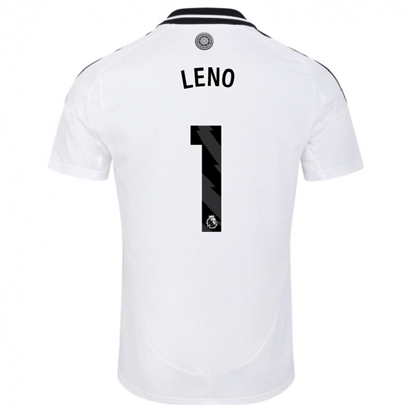 Danxen Homme Maillot Bernd Leno #1 Blanc Tenues Domicile 2024/25 T-Shirt
