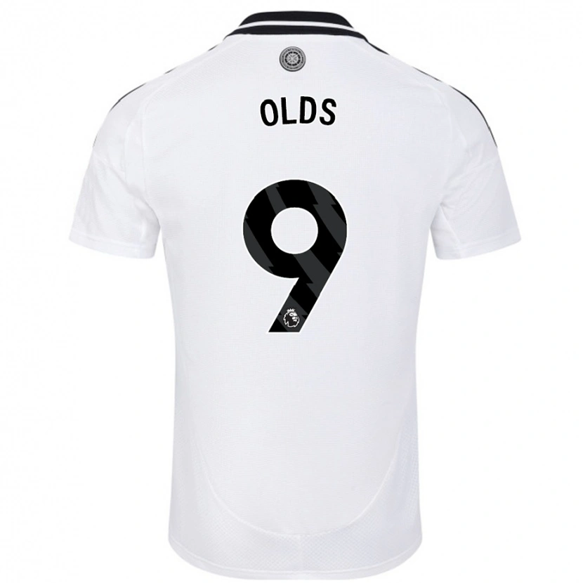 Danxen Homme Maillot Ellie Olds #9 Blanc Tenues Domicile 2024/25 T-Shirt