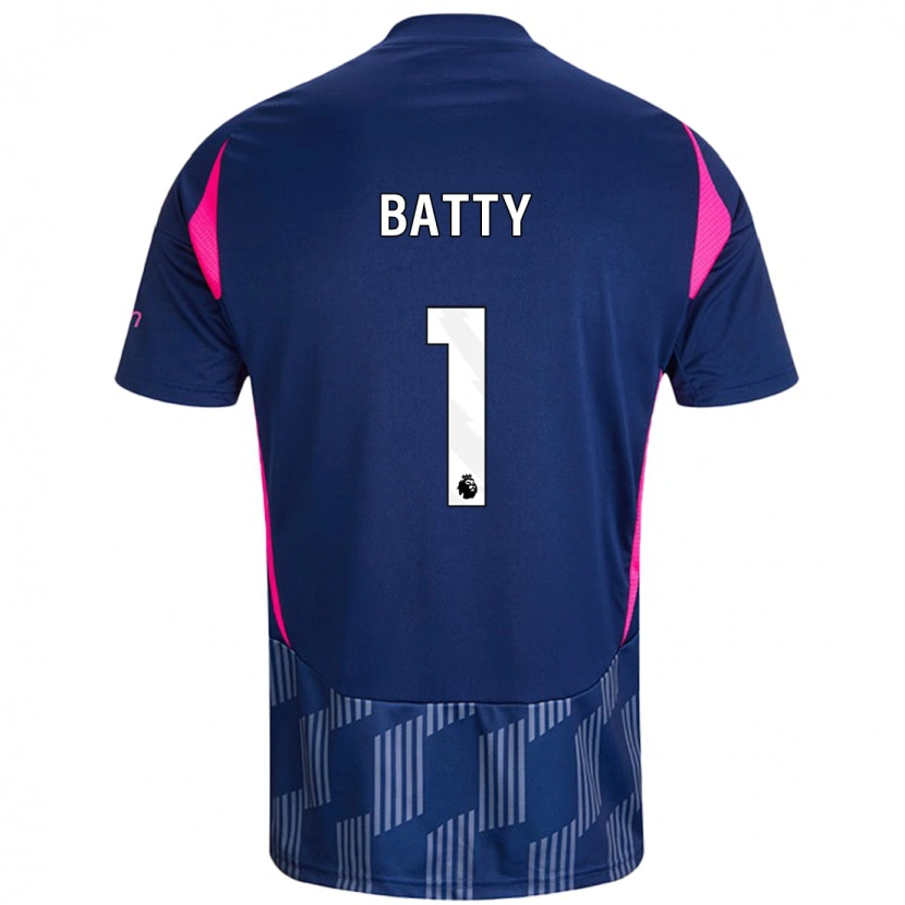 Danxen Homme Maillot Emily Batty #1 Bleu Royal Rose Tenues Extérieur 2024/25 T-Shirt
