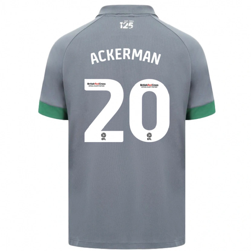 Danxen Homme Maillot Mali Ackerman #20 Gris Foncé Tenues Extérieur 2024/25 T-Shirt