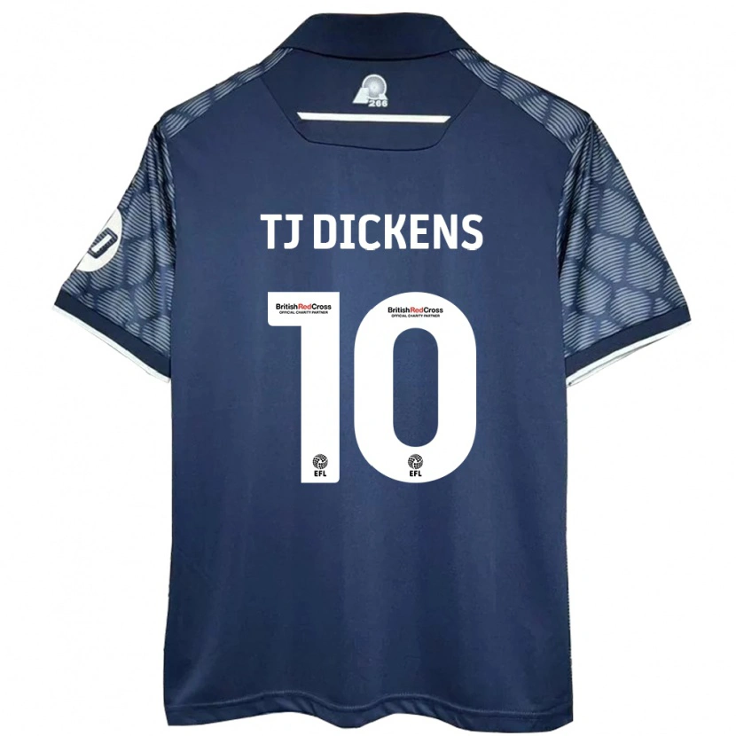 Danxen Homme Maillot Tonicha Tj Dickens #10 Noir Tenues Extérieur 2024/25 T-Shirt