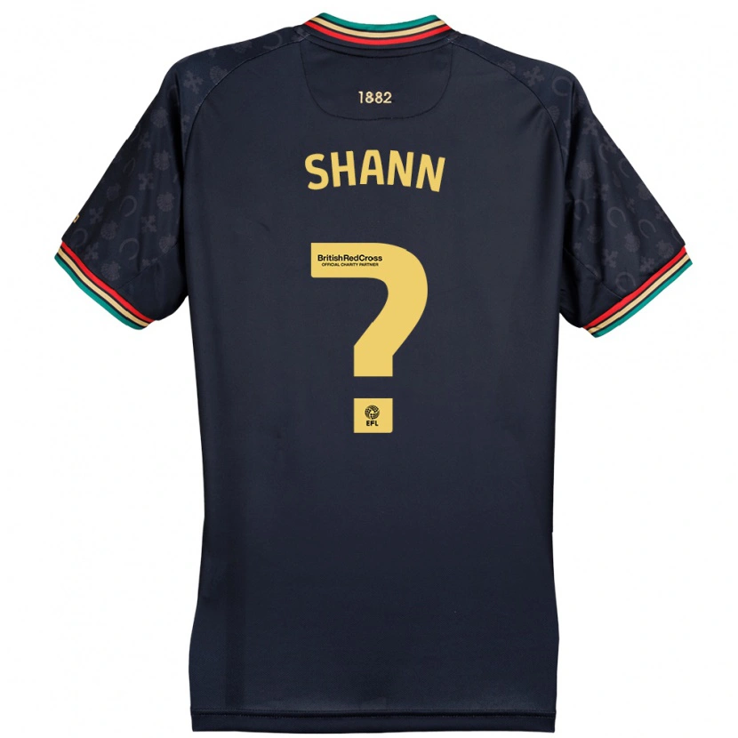 Danxen Homme Maillot Casey Shann #0 Bleu Marine Foncé Tenues Extérieur 2024/25 T-Shirt