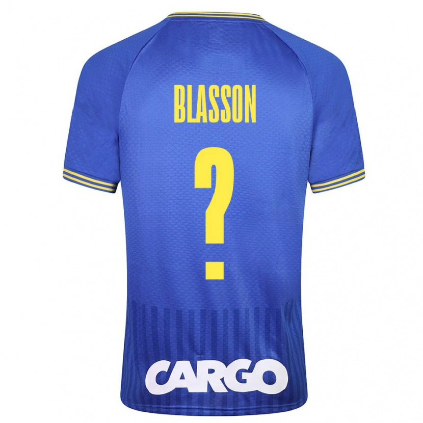 Danxen Homme Maillot Ariel Blasson #0 Blanc Tenues Extérieur 2024/25 T-Shirt