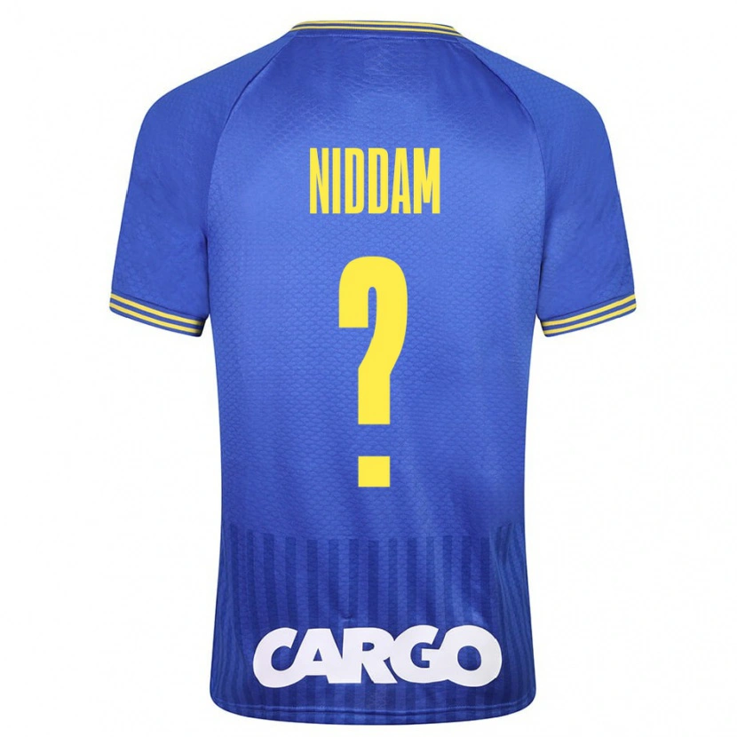 Danxen Homme Maillot Nadav Niddam #0 Blanc Tenues Extérieur 2024/25 T-Shirt