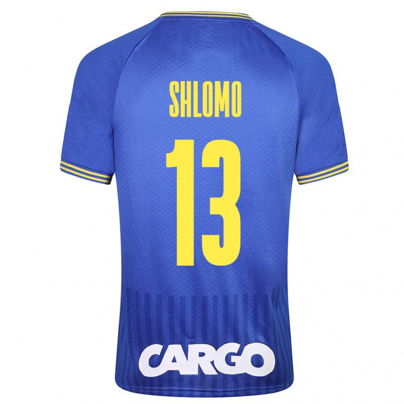 Danxen Homme Maillot Raz Shlomo #13 Blanc Tenues Extérieur 2024/25 T-Shirt