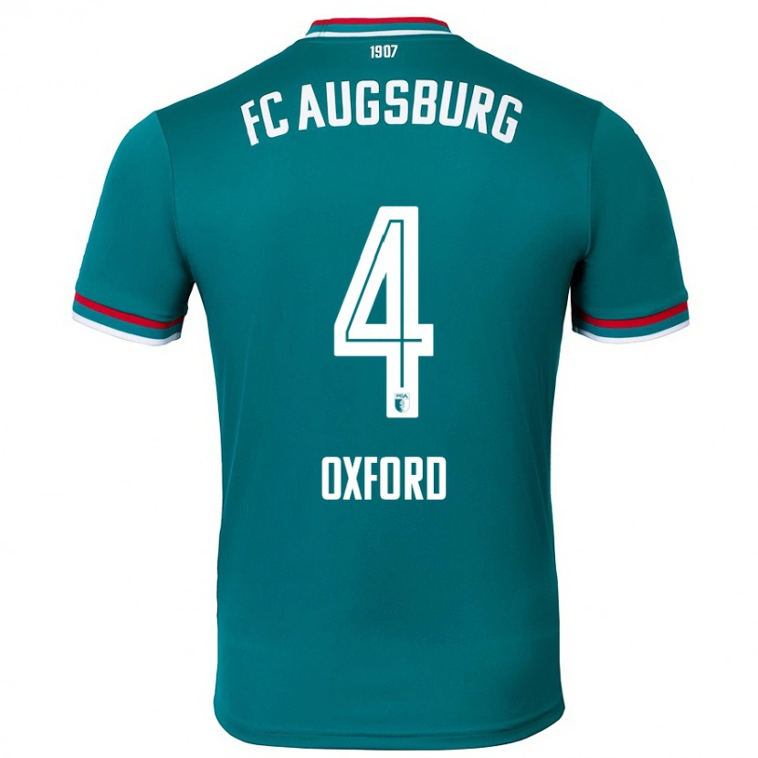 Danxen Homme Maillot Reece Oxford #4 Vert Foncé Tenues Extérieur 2024/25 T-Shirt