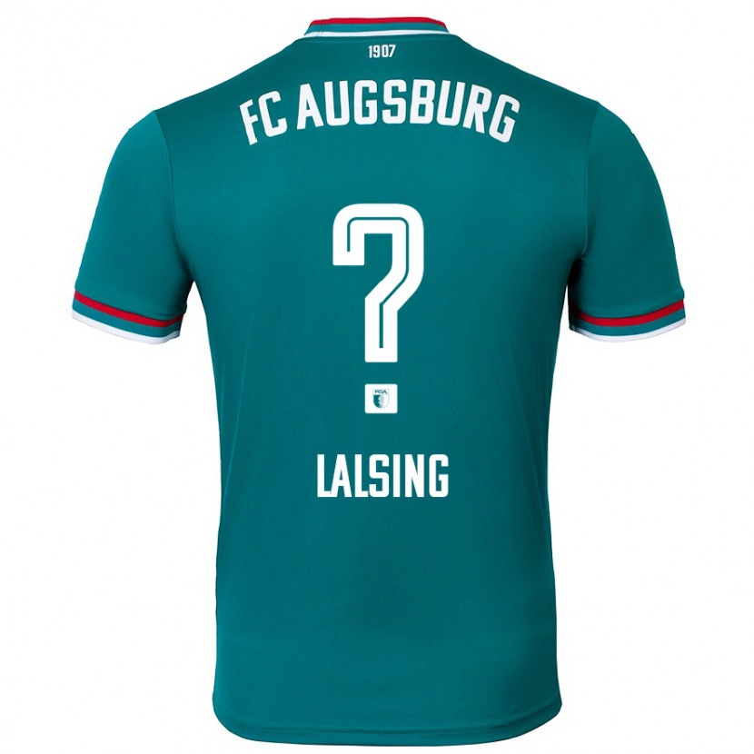 Danxen Homme Maillot Quentin Lalsing #0 Vert Foncé Tenues Extérieur 2024/25 T-Shirt