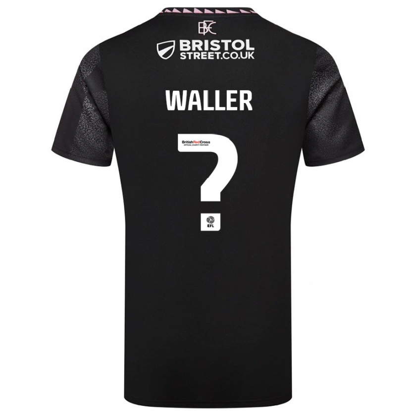 Danxen Homme Maillot Sam Waller #0 Noir Tenues Extérieur 2024/25 T-Shirt