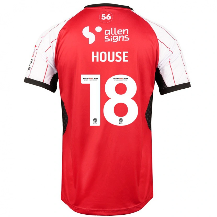 Danxen Femme Maillot Ben House #18 Blanc Tenues Domicile 2024/25 T-Shirt