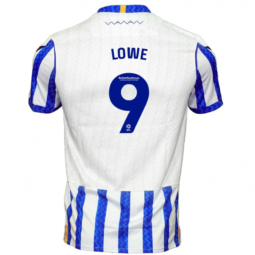 Danxen Femme Maillot Jamal Lowe #9 Bleu Blanc Tenues Domicile 2024/25 T-Shirt