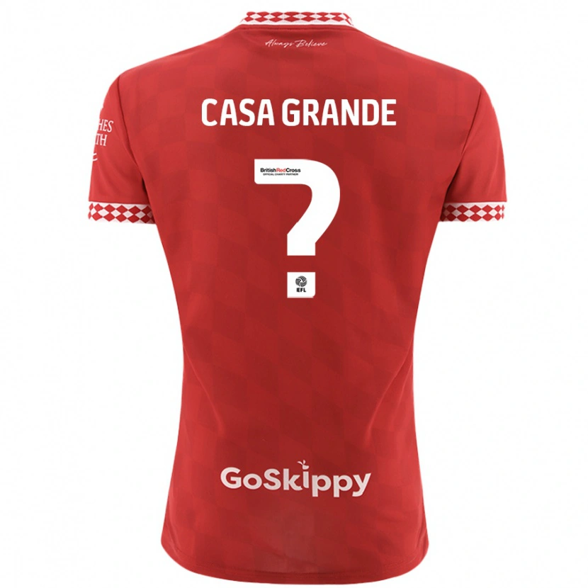 Danxen Femme Maillot Josey Casa-Grande #0 Rouge Tenues Domicile 2024/25 T-Shirt